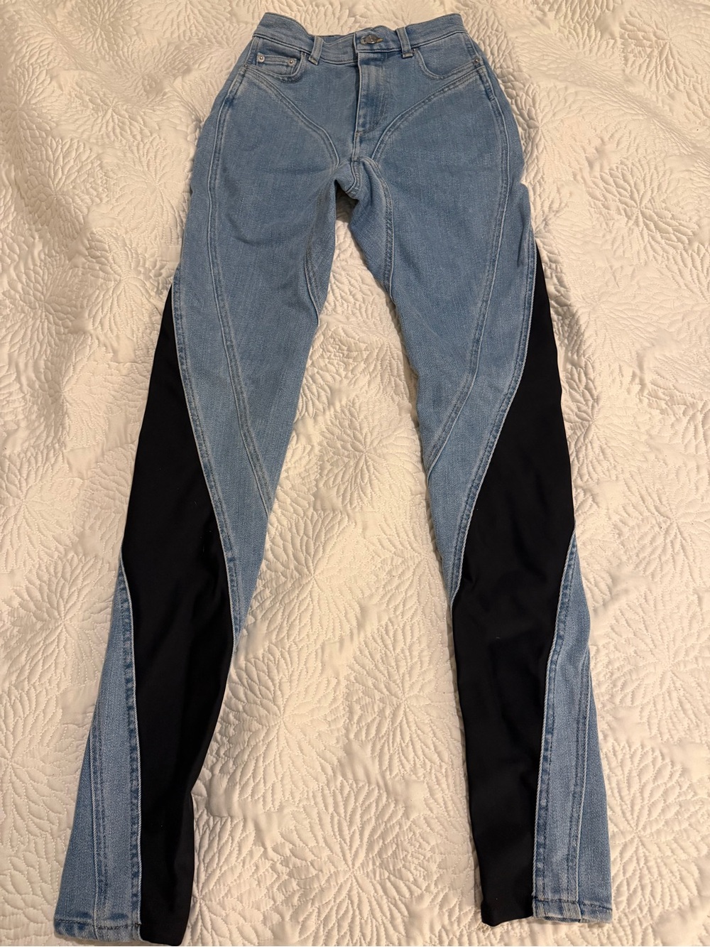 Mugler x H&M Light Blue Denim Jeans